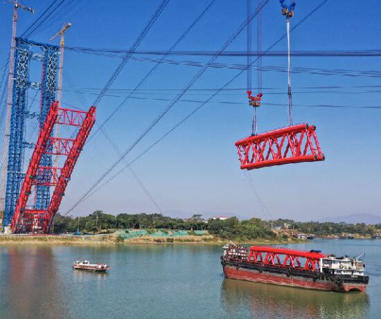 大跨度拱橋纜索吊裝施工穩定性