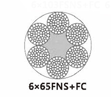 6x61(ab) 6x91(ab) 類圓股鋼絲繩